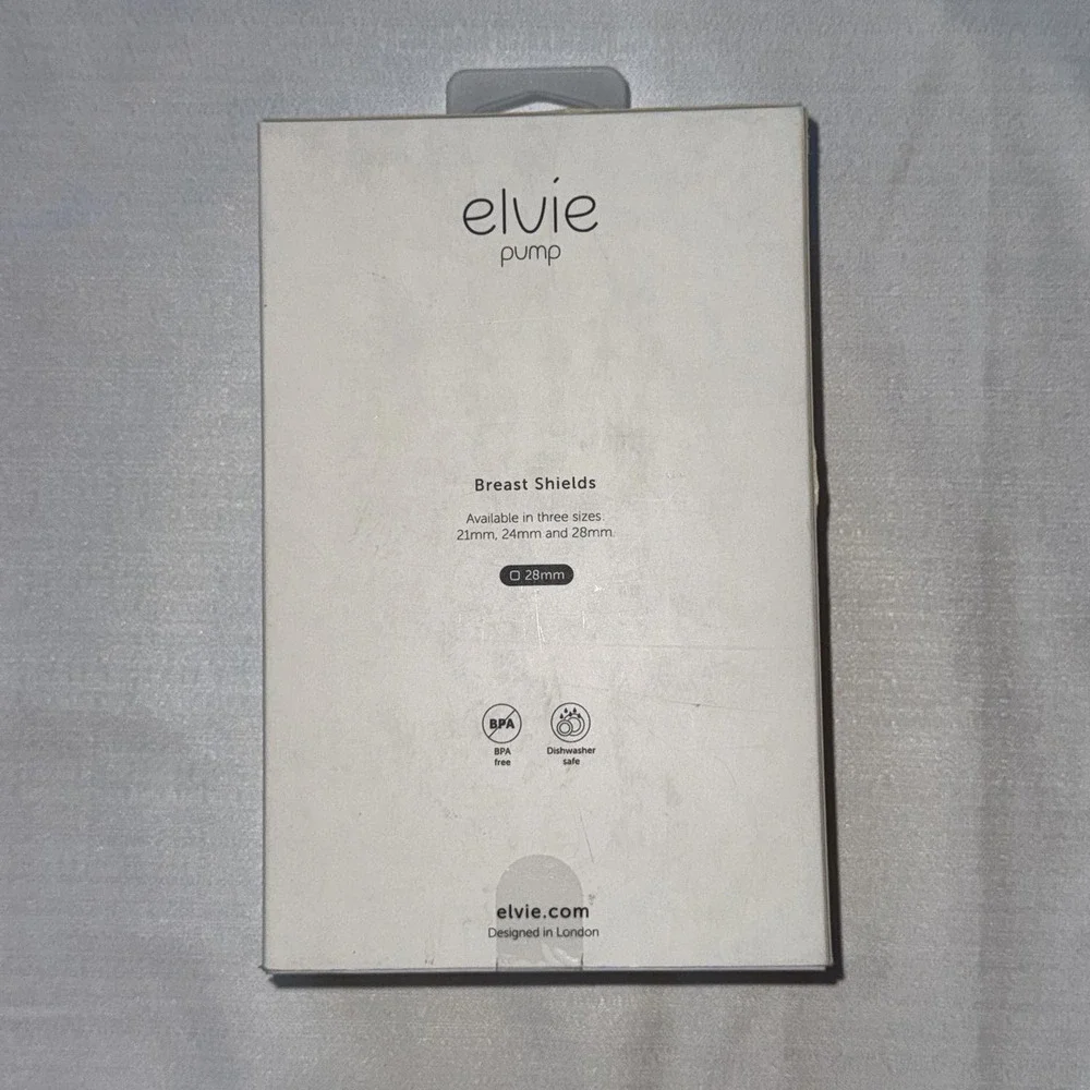 NWT Elvie Breast Pump Breast Shield 28mm Nipple Flange 2 Pack SEALED